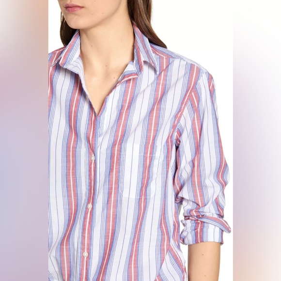 Anthropologie Grayson x Frank & Eileen The Hero Jasmine Stripe Button Down Shirt - Picture 3 of 16